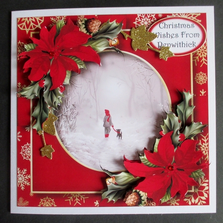 Scenic Christmas Present - The Red Hat by Davina Rundle