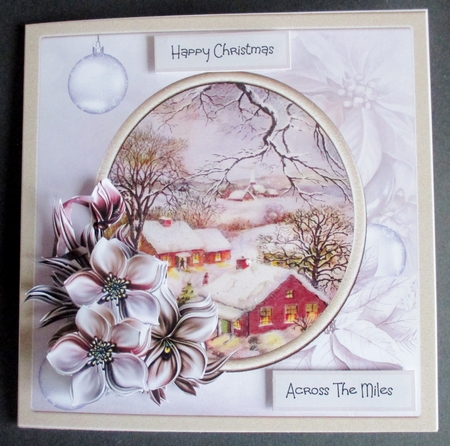 Vintage Christmas and winter flowers by Davina Rundle