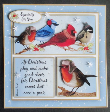 Winter Birds Christmas Mini Kit by Davina Rundle
