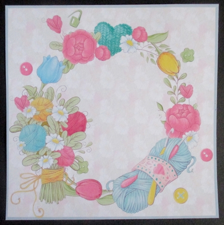 Love to crochet blank insert by Davina Rundle