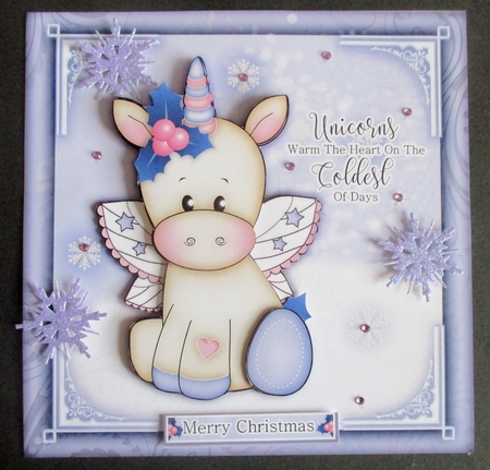 Unicorns Warm The Heart Lilac Mini Kit by Davina Rundle