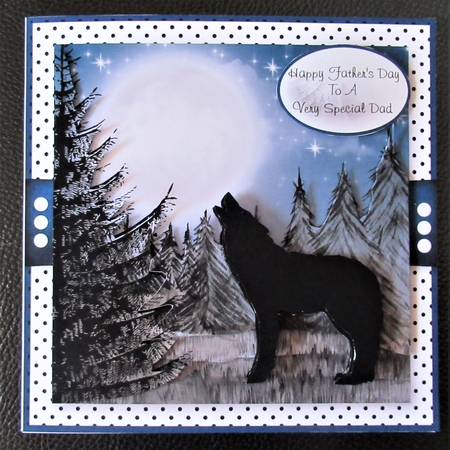 Wolf Silhouette by Davina Rundle