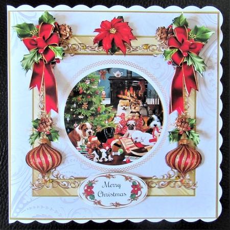 Christmas Puppies Mini Page Kit by Davina Rundle
