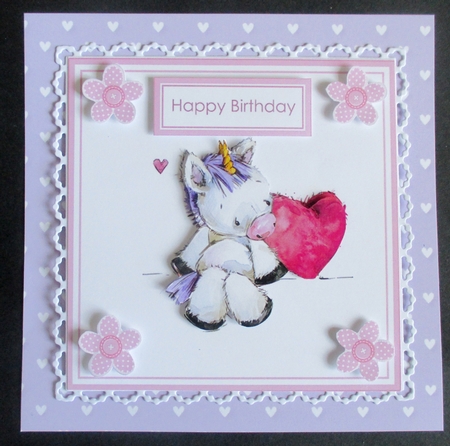 Baby Peach and Lilac A4 Digital Papers by Davina Rundle