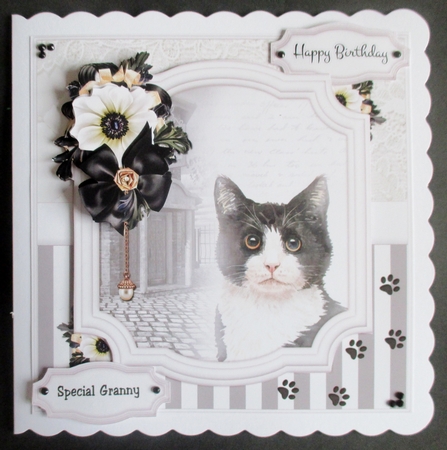 Black and White Cat Mini Kit by Davina Rundle
