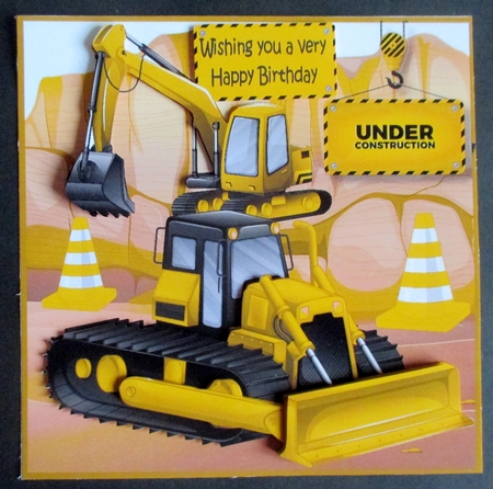 Under construction yellow by Davina Rundle