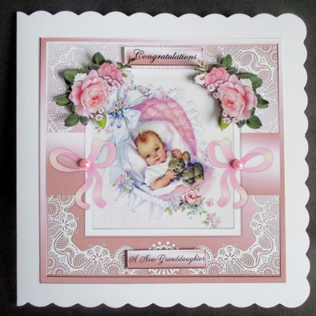 Precious new baby Girl Vintage Mini Kit by Davina Rundle