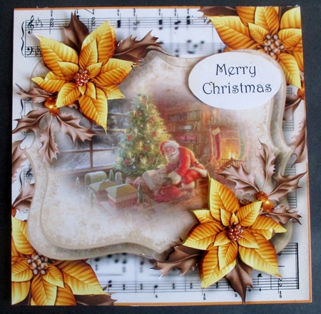 Santa Leaving Presents by Davina Rundle