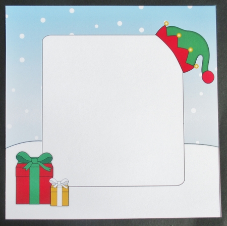 Christmas Elves with presents topper insert by Davina Rundle