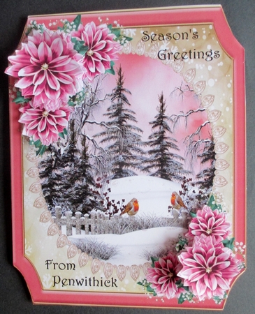 Robin Redbreast at Christmas by Davina Rundle