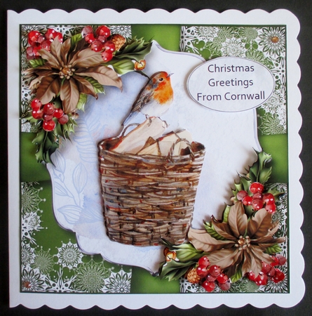 The Log Basket Robin by Davina Rundle