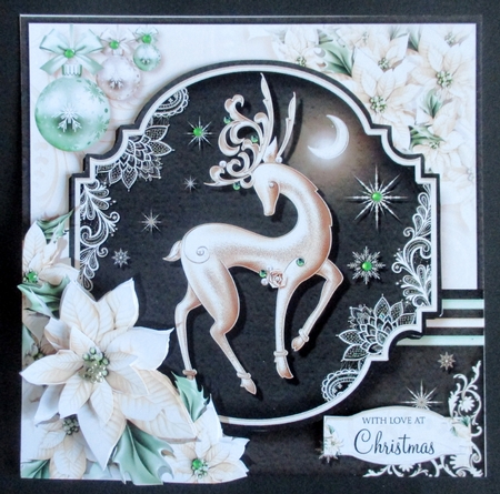 The Ivory Christmas Stag by Davina Rundle