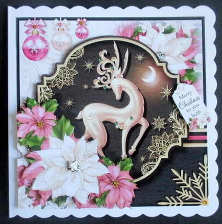 The Pink Christmas Stag by Davina Rundle
