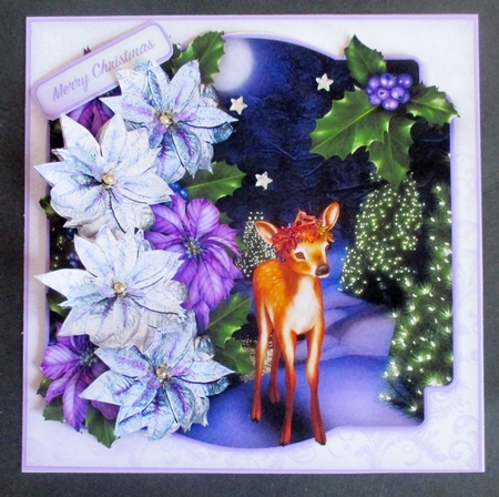 Winter Woodland - Decoupage Card Mini Kit by Davina Rundle