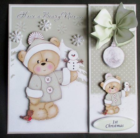 Beary Nice Christmas 3 Mini Kit by Davina Rundle