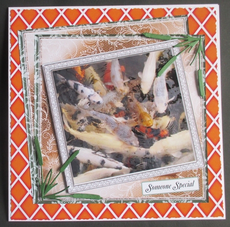 Autumn 3 Diamond 8x8 inch Digital Paper by Davina Rundle