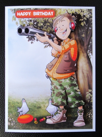 Teen Clay Pigeon Dude by Davina Rundle
