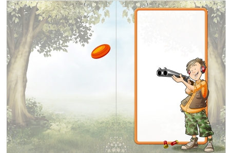 Teen Clay Pigeon Dude Insert by Davina Rundle