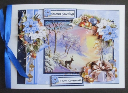 The snowy Christmas scene mini kit 2 by Davina Rundle