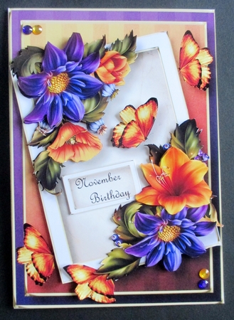 The Angled Frame - Autumn Garden by Davina Rundle