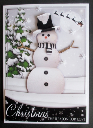 Christmas the Reason for Love - Snowman by Davina Rundle
