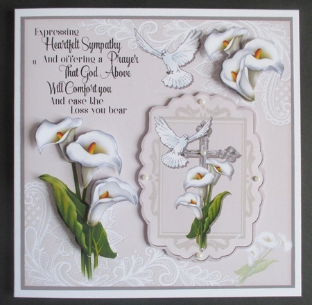Cala lillies sympathy by Davina Rundle