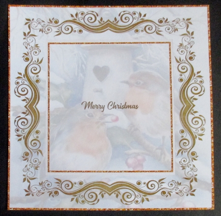Christmas Robins Insert  by Davina Rundle