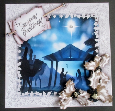 Nativity White - Come Adore Him by Davina Rundle
