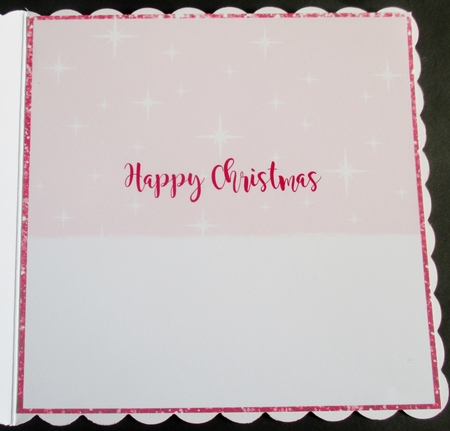 Cute bambi Christmas card topper insert and tag for 6x6 card by Davina Rundle