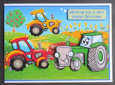 A tractor gathering by Davina Rundle