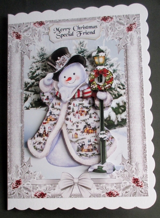 Snowman Tipping His Hat To You by Davina Rundle