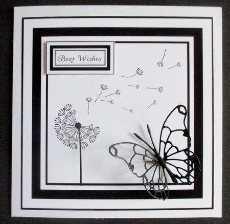 Monochrome Dandelion 4 by Davina Rundle