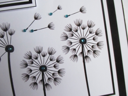 Monochrome Dandelion 8 by Davina Rundle