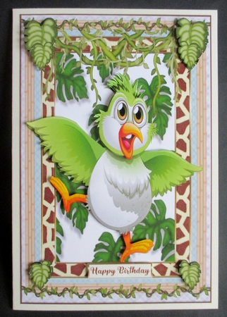 Fun in the Jungle Decoupage Topper 5 by Davina Rundle