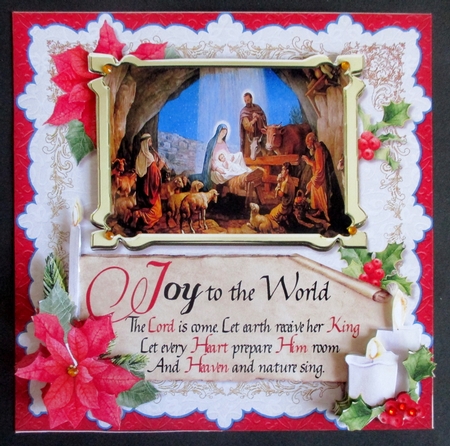 Songs for Christmas 2 - 7x7 Card Front & Insert Mini Kit by Davina Rundle