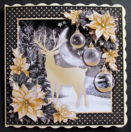 Black and Gold Silhouette 1 by Davina Rundle