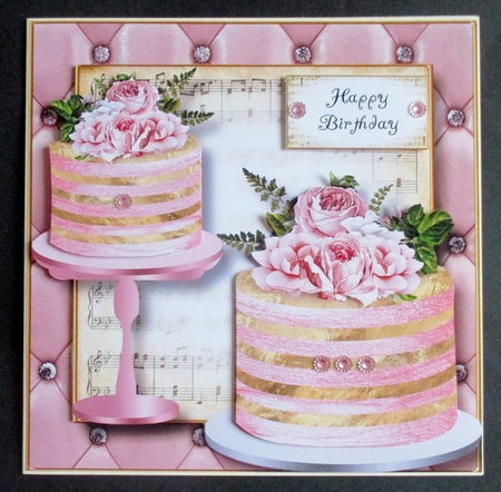 Beautiful Blush & Gold Cakes 3 by Davina Rundle