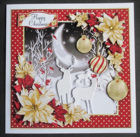 Red and Gold Silhouette 4 by Davina Rundle