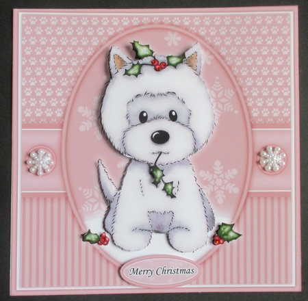 Santa Paws Pink Mini Kit by Davina Rundle