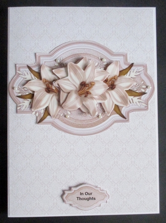 Label Cream Lilies by Davina Rundle