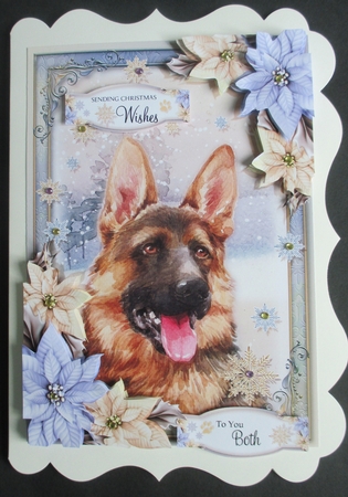 The Christmas German Shepard by Davina Rundle