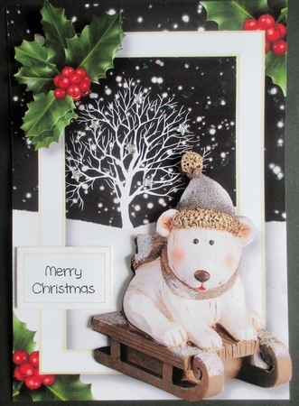The Christmas Sled - Polar Bear by Davina Rundle