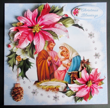 8x8 Christmas nativity 2 mini kit by Davina Rundle