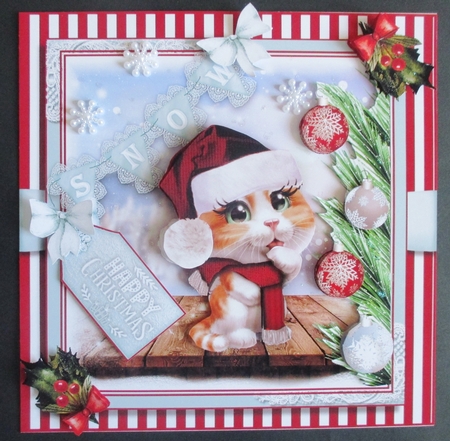Cute Christmas Kttten Play by Davina Rundle