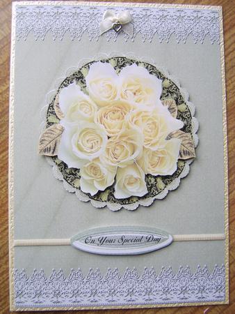 Special Day White Roses by Davina Rundle