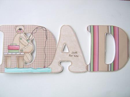 Dad Word Card by Davina Rundle