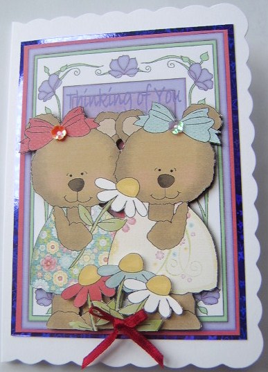Thinking of You - Teddybears by Davina Rundle