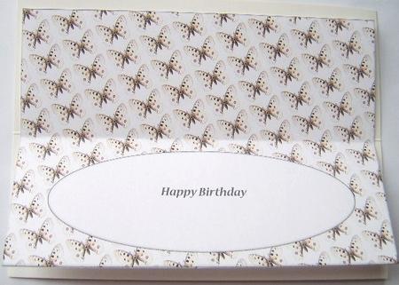 Butterflies Insert for Large Dl 4 by Davina Rundle