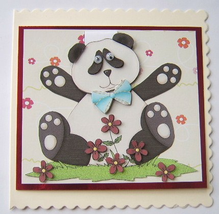 Panda Bear Flip-up Sheet by Davina Rundle