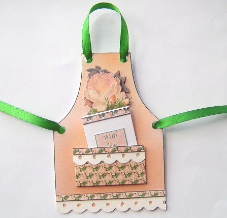 Floral Apron by Davina Rundle